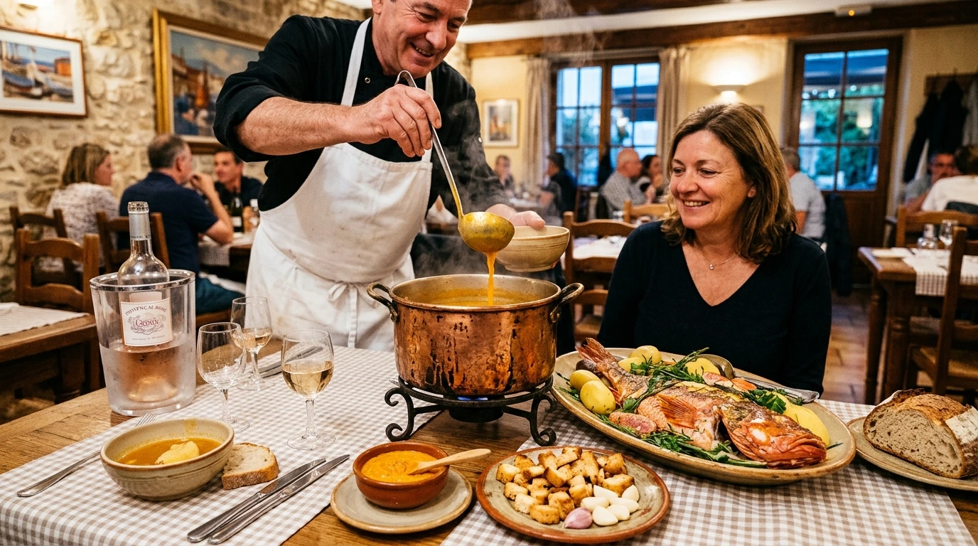 Bouillabaisse marseillaise traditionnelle