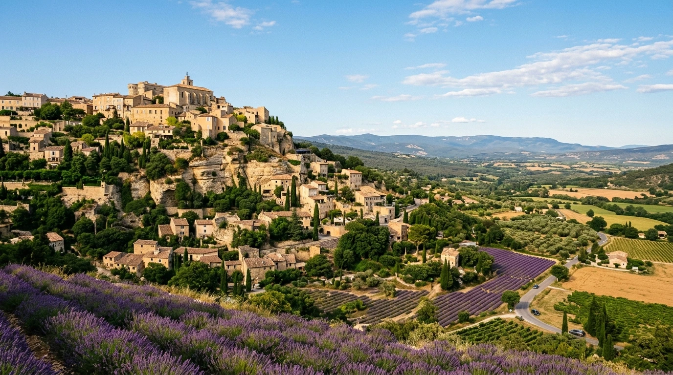 Village perché Luberon Provence